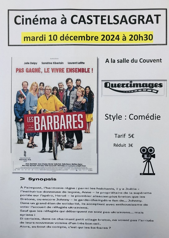 Illustration pour « Cinéma à Castelsagrat »