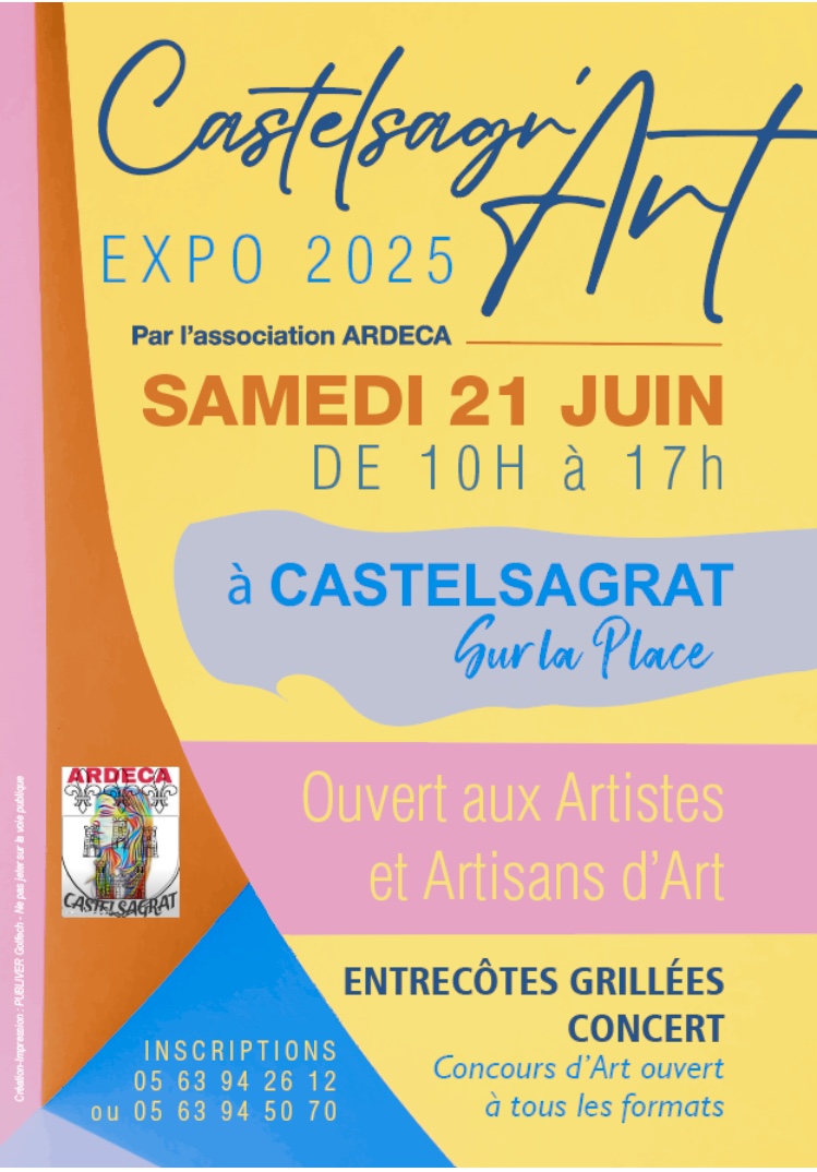 Illustration pour « Castelsagr'Art Expo »